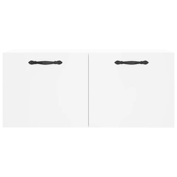 Mobile a Parete Bianco 80x36,5x35 cm in Legno Multistrato 830068