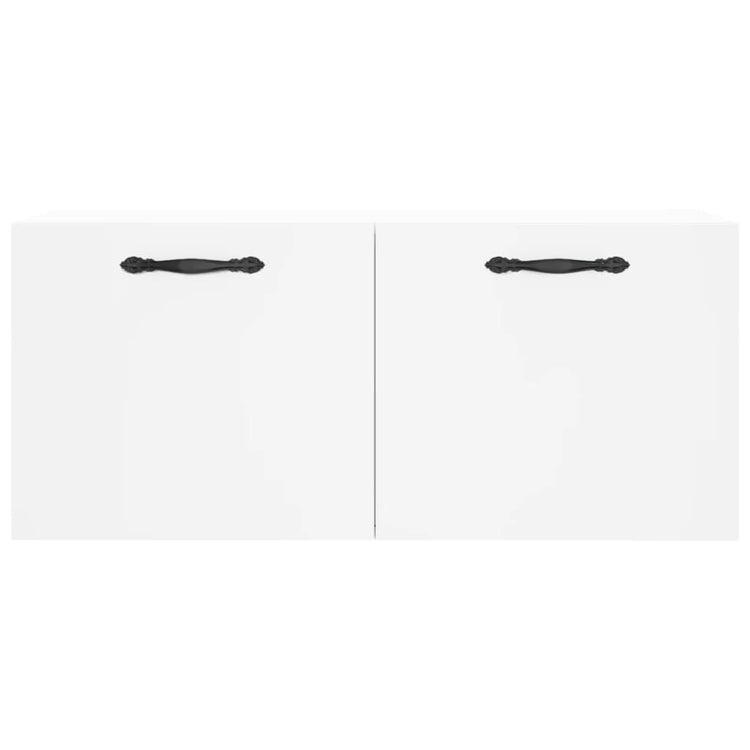 Mobile a Parete Bianco 80x36,5x35 cm in Legno Multistrato 830068