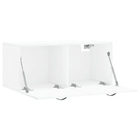 Mobile a Parete Bianco 80x36,5x35 cm in Legno Multistrato 830068