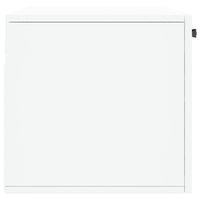 Mobile a Parete Bianco 80x36,5x35 cm in Legno Multistrato 830068