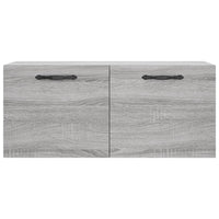 Mobile a Parete Grigio Sonoma 80x36,5x35cm in Legno Multistrato 830074