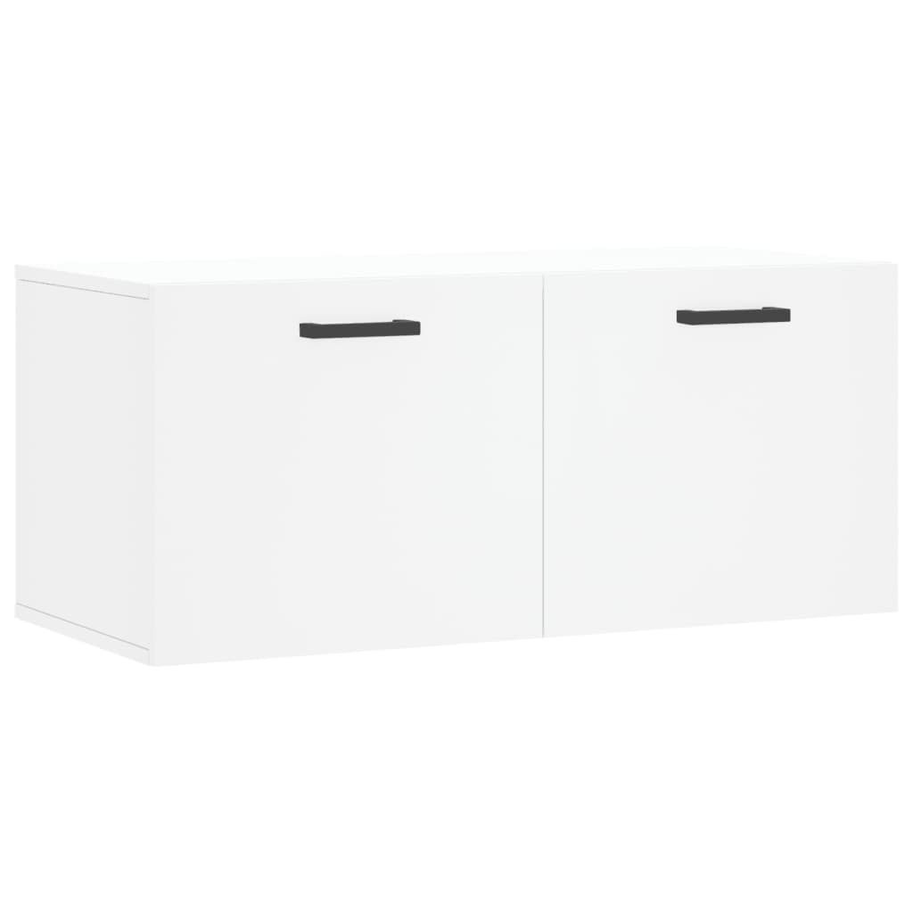 Mobile a Parete Bianco 80x36,5x35 cm in Legno Multistratocod mxl 127582