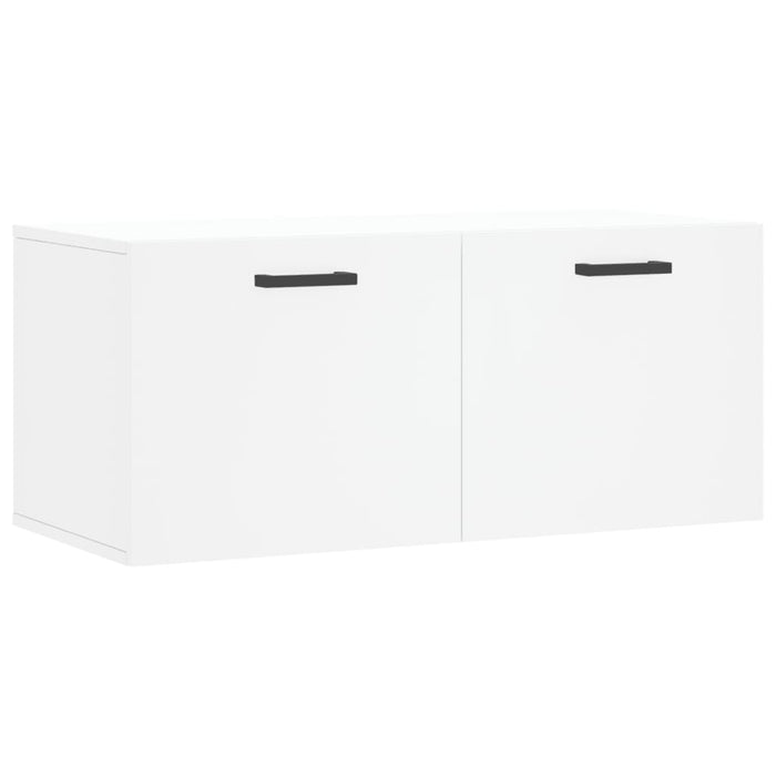 Mobile a Parete Bianco 80x36,5x35 cm in Legno Multistrato 830076