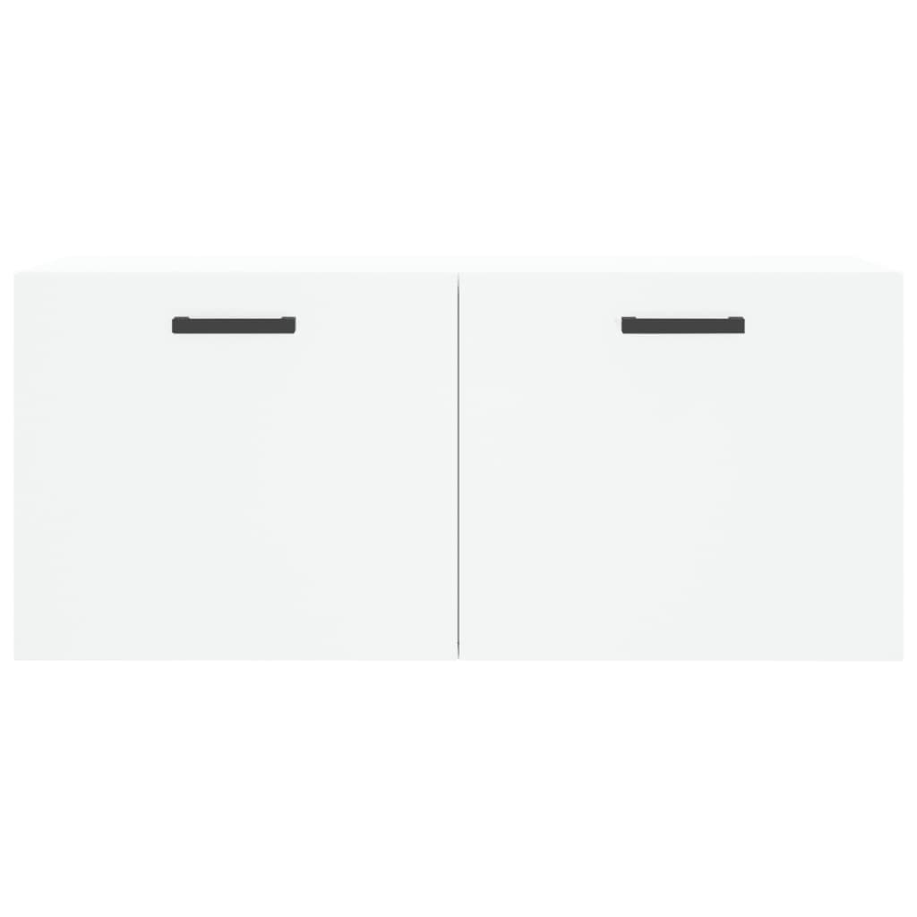 Mobile a Parete Bianco 80x36,5x35 cm in Legno Multistrato 830076