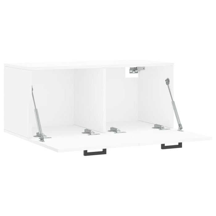 Mobile a Parete Bianco 80x36,5x35 cm in Legno Multistrato 830076