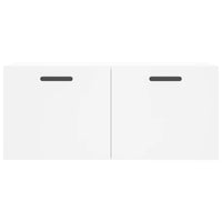 Mobile a Parete Bianco 80x36,5x35 cm in Legno Multistrato 830084