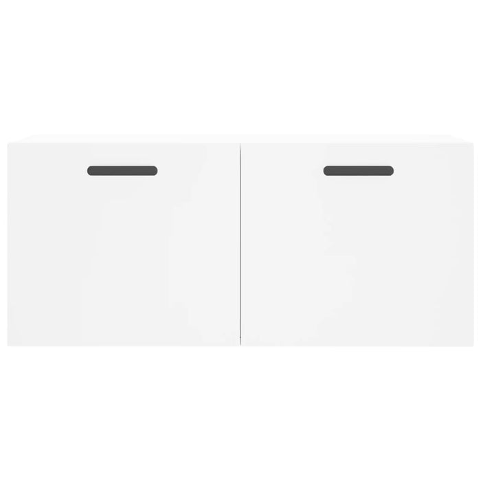 Mobile a Parete Bianco 80x36,5x35 cm in Legno Multistrato 830084