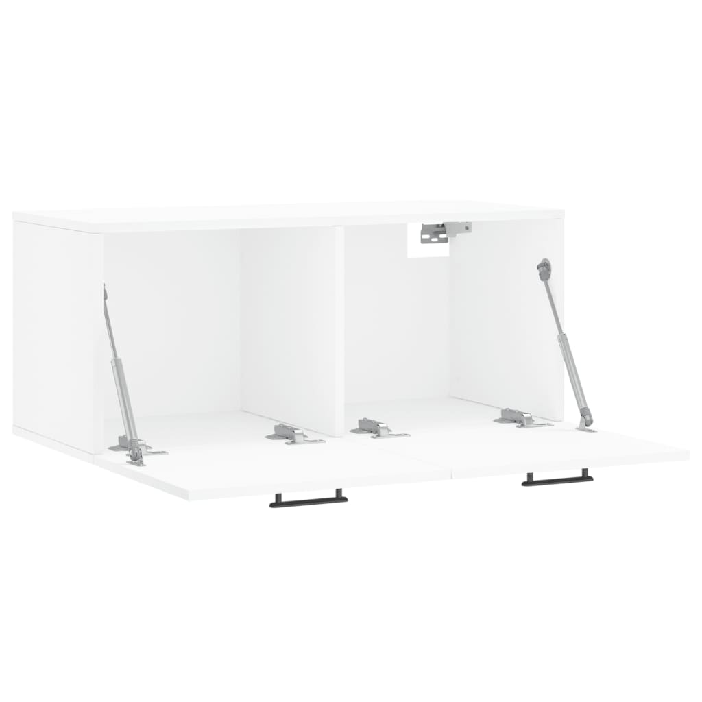 Mobile a Parete Bianco 80x36,5x35 cm in Legno Multistrato 830084