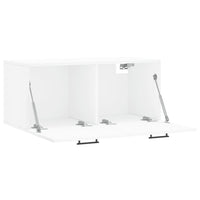 Mobile a Parete Bianco 80x36,5x35 cm in Legno Multistrato 830084