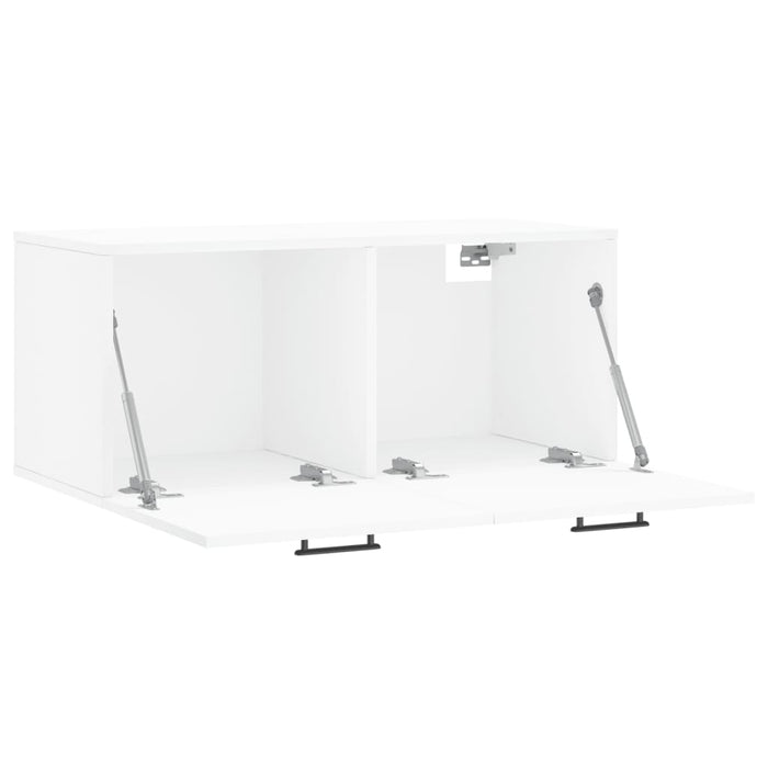 Mobile a Parete Bianco 80x36,5x35 cm in Legno Multistrato 830084