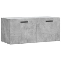 Mobile a Parete Grigio Cemento 80x36,5x35 cm Legno Multistratocod mxl 128009