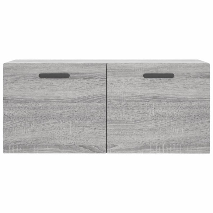 Mobile a Parete Grigio Sonoma 80x36,5x35cm in Legno Multistrato 830090