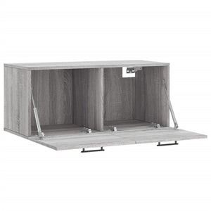 Mobile a Parete Grigio Sonoma 80x36,5x35cm in Legno Multistrato 830090