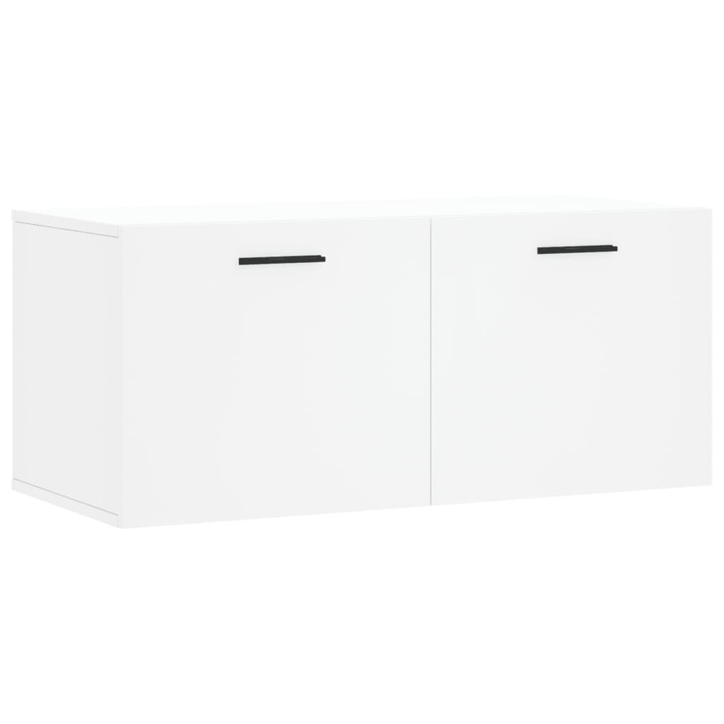 Mobile a Parete Bianco 80x36,5x35 cm in Legno Multistratocod mxl 103569