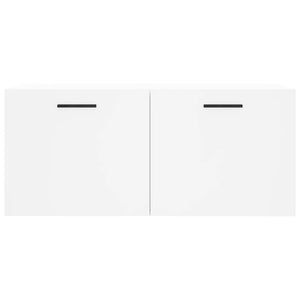 Mobile a Parete Bianco 80x36,5x35 cm in Legno Multistrato 830092