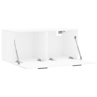 Mobile a Parete Bianco 80x36,5x35 cm in Legno Multistrato 830092