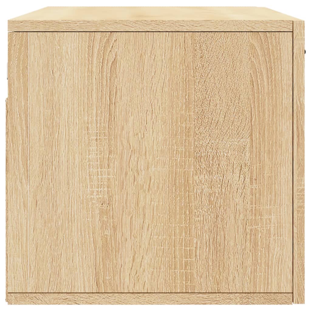 Mobile a Parete Rovere Sonoma 80x36,5x35 cm Legno Multistrato 830095