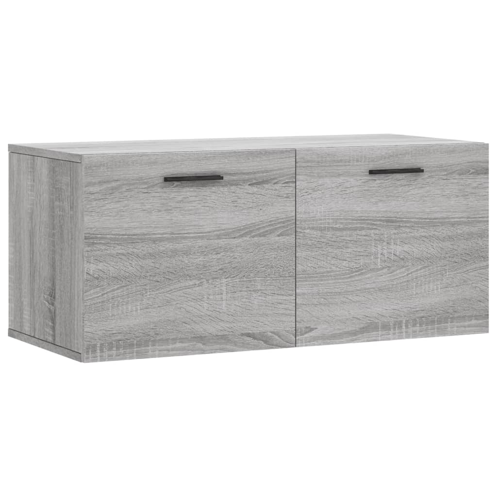 Mobile a Parete Grigio Sonoma 80x36,5x35cm in Legno Multistratocod mxl 80960