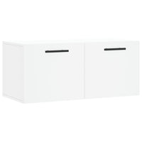 Mobile a Parete Bianco 80x36,5x35 cm in Legno Multistrato 830100