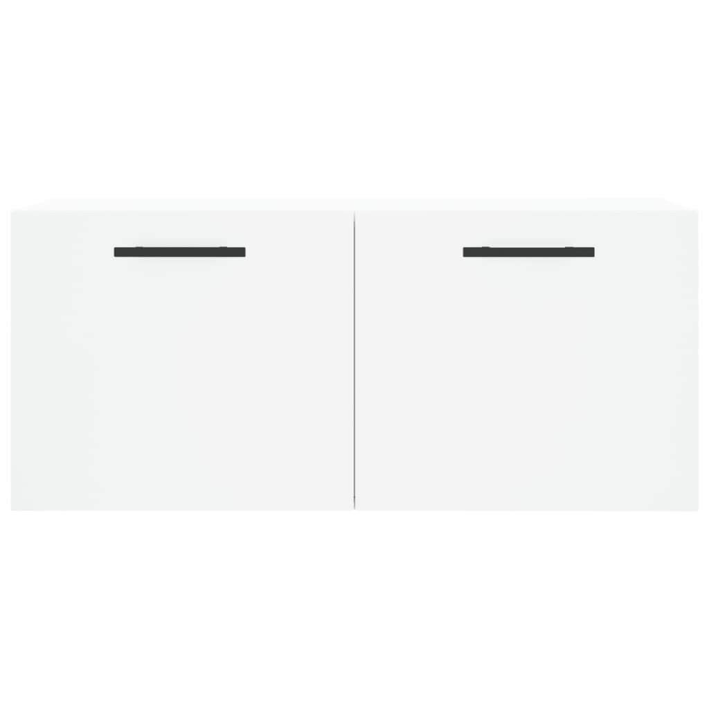 Mobile a Parete Bianco 80x36,5x35 cm in Legno Multistrato 830100