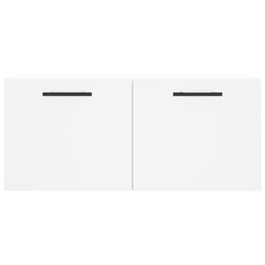 Mobile a Parete Bianco 80x36,5x35 cm in Legno Multistrato 830100