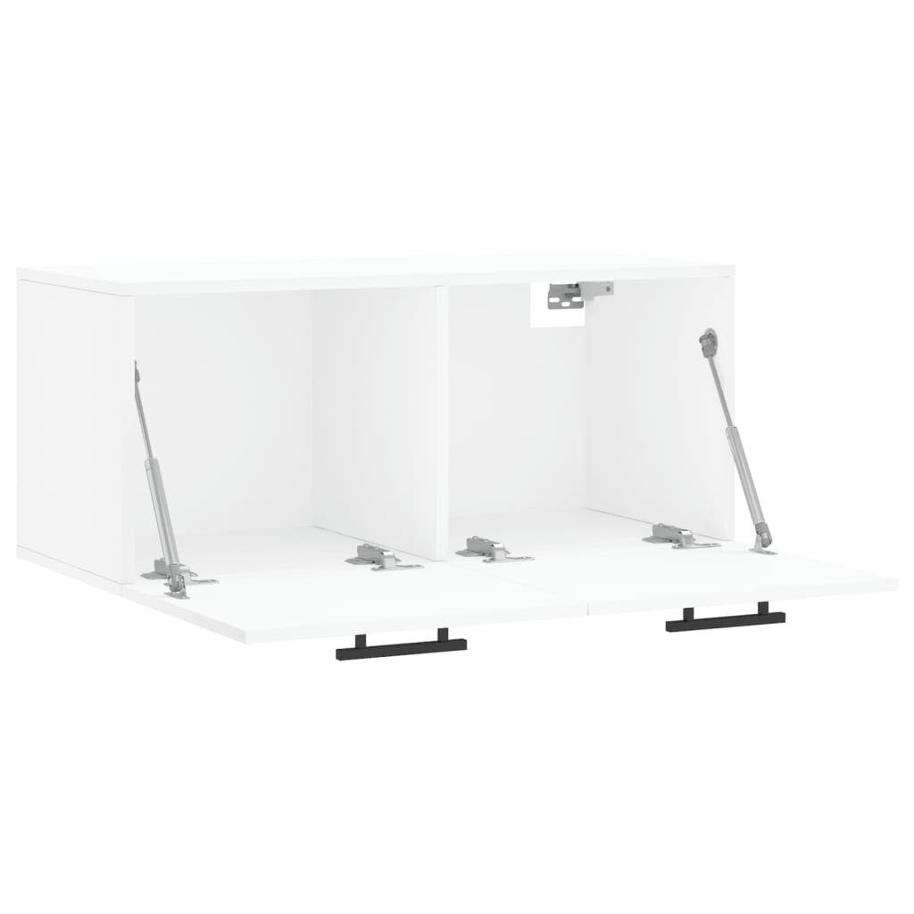 Mobile a Parete Bianco 80x36,5x35 cm in Legno Multistrato 830100