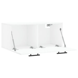 Mobile a Parete Bianco 80x36,5x35 cm in Legno Multistrato 830100