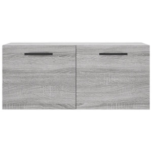 Mobile a Parete Grigio Sonoma 80x36,5x35cm in Legno Multistrato 830106