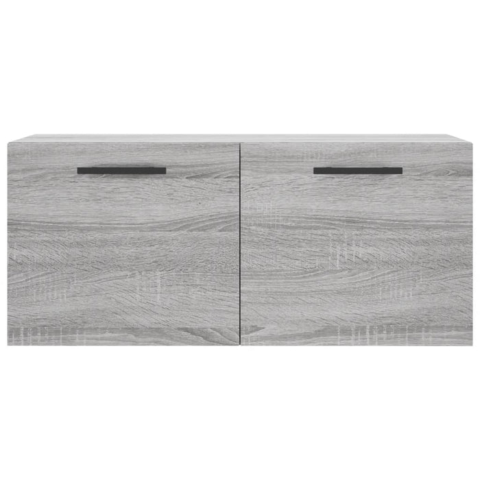 Mobile a Parete Grigio Sonoma 80x36,5x35cm in Legno Multistrato 830106