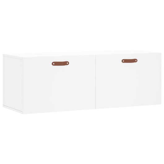 Mobile a Parete Bianco 100x36,5x35 cm in Legno Multistrato 830108