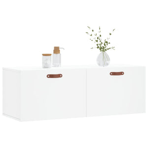 Mobile a Parete Bianco 100x36,5x35 cm in Legno Multistratocod mxl 102919