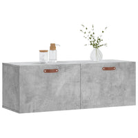 Mobile a Parete Grigio Cemento 100x36,5x35 cm Legno Multistratocod mxl 128319