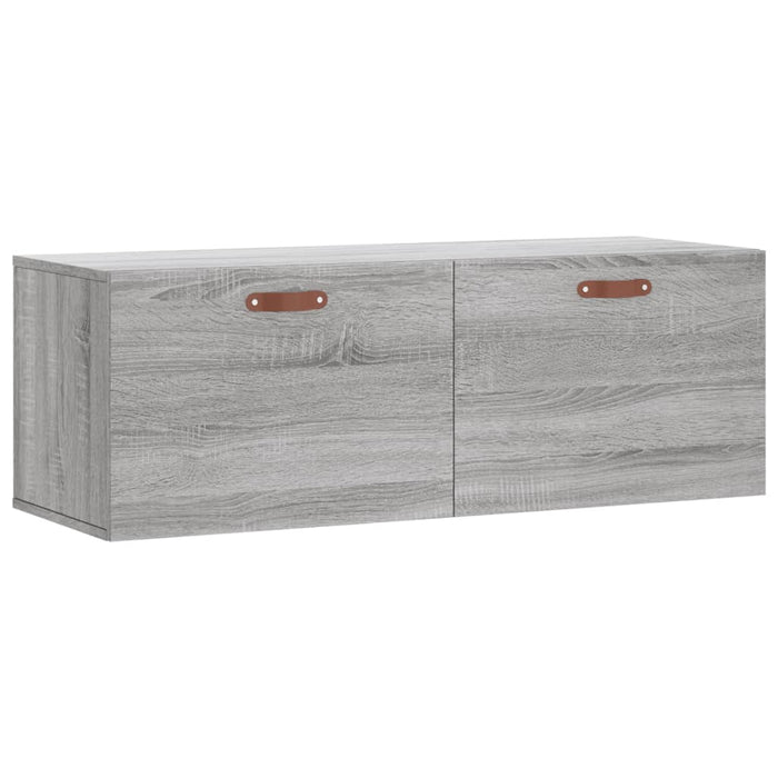 Mobile a Parete Grigio Sonoma 100x36,5x35 cm Legno Multistrato 830114