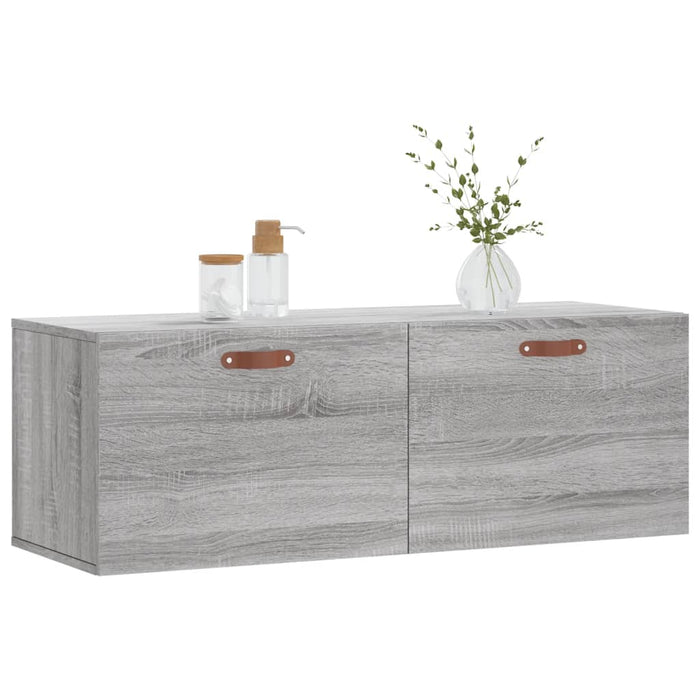 Mobile a Parete Grigio Sonoma 100x36,5x35 cm Legno Multistratocod mxl 81441