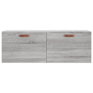 Mobile a Parete Grigio Sonoma 100x36,5x35 cm Legno Multistrato 830114