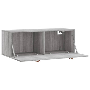 Mobile a Parete Grigio Sonoma 100x36,5x35 cm Legno Multistrato 830114