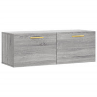 Mobile a Parete Grigio Sonoma 100x36,5x35 cm Legno Multistrato 830122