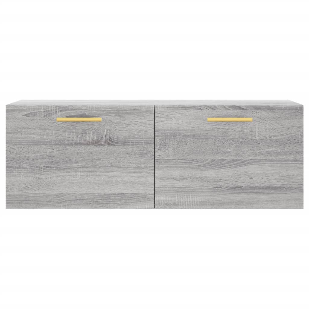 Mobile a Parete Grigio Sonoma 100x36,5x35 cm Legno Multistrato 830122