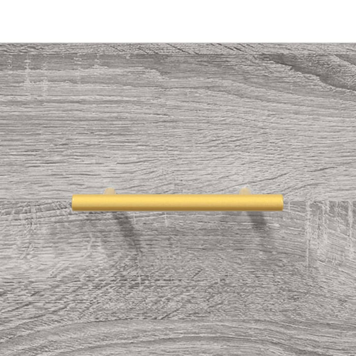 Mobile a Parete Grigio Sonoma 100x36,5x35 cm Legno Multistrato 830122