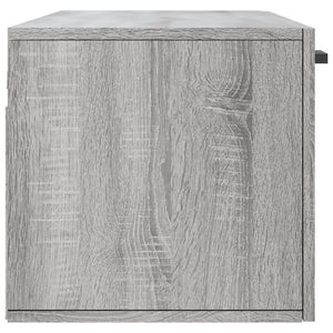 Mobile a Parete Grigio Sonoma 100x36,5x35 cm Legno Multistrato 830138