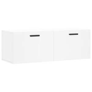 Mobile a Parete Bianco 100x36,5x35 cm in Legno Multistratocod mxl 79686