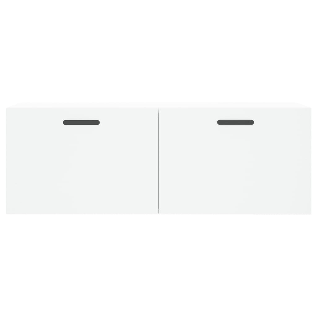 Mobile a Parete Bianco 100x36,5x35 cm in Legno Multistrato 830140