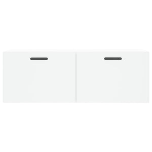 Mobile a Parete Bianco 100x36,5x35 cm in Legno Multistrato 830140