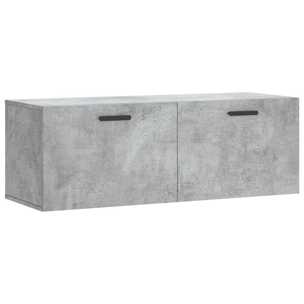 Mobile a Parete Grigio Cemento 100x36,5x35 cm Legno Multistratocod mxl 128070