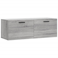 Mobile a Parete Grigio Sonoma 100x36,5x35 cm Legno Multistrato 830146