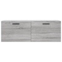 Mobile a Parete Grigio Sonoma 100x36,5x35 cm Legno Multistrato 830146