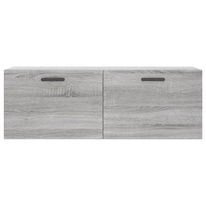 Mobile a Parete Grigio Sonoma 100x36,5x35 cm Legno Multistrato 830146