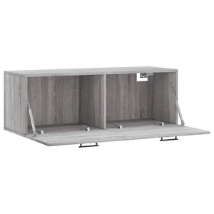 Mobile a Parete Grigio Sonoma 100x36,5x35 cm Legno Multistrato 830146