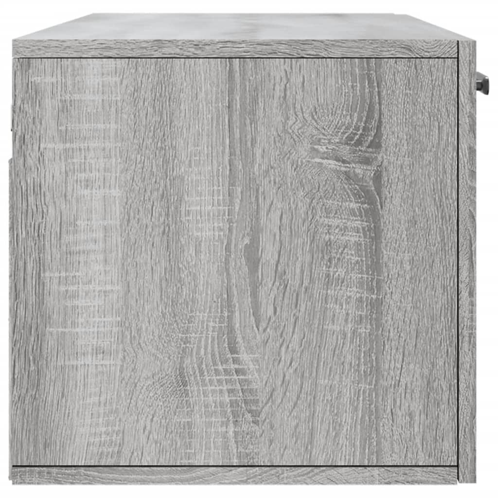 Mobile a Parete Grigio Sonoma 100x36,5x35 cm Legno Multistrato 830146