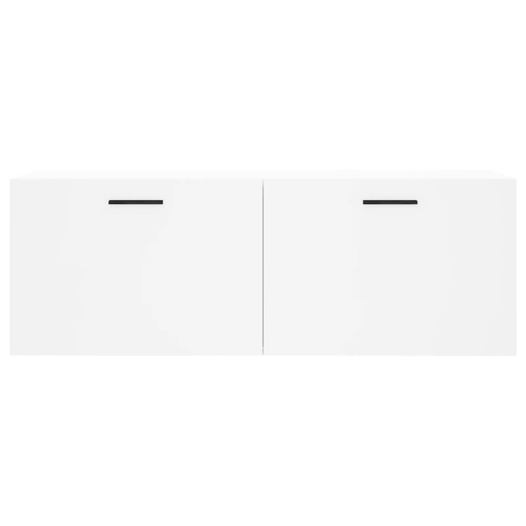 Mobile a Parete Bianco 100x36,5x35 cm in Legno Multistrato 830148